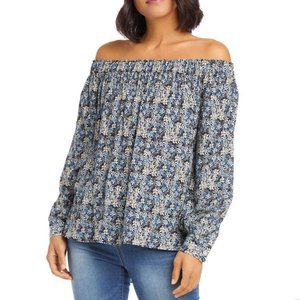 Karen Kane Floral Off The Shoulder blouse top